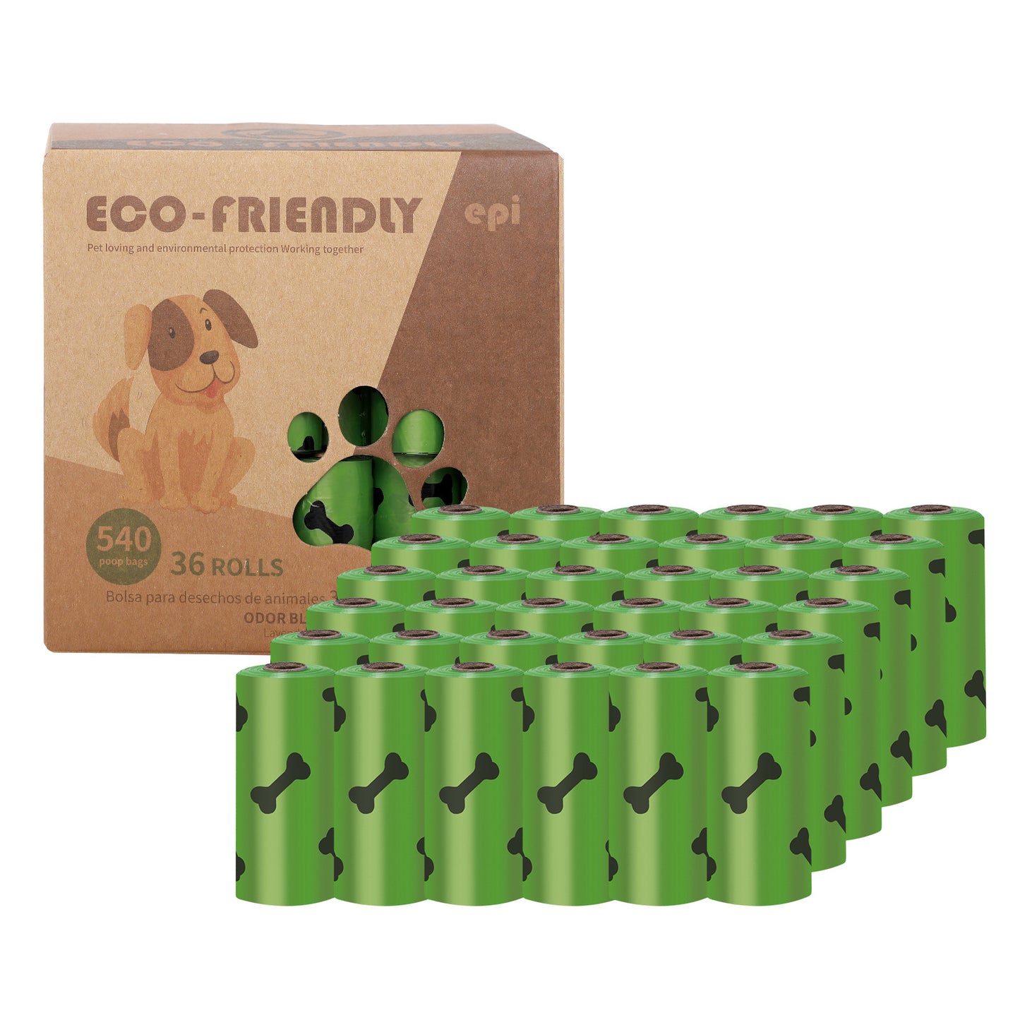 Disposable Dog Feces Bag EPI Biodegradable Pet Garbage Bag Dog Feces Bag