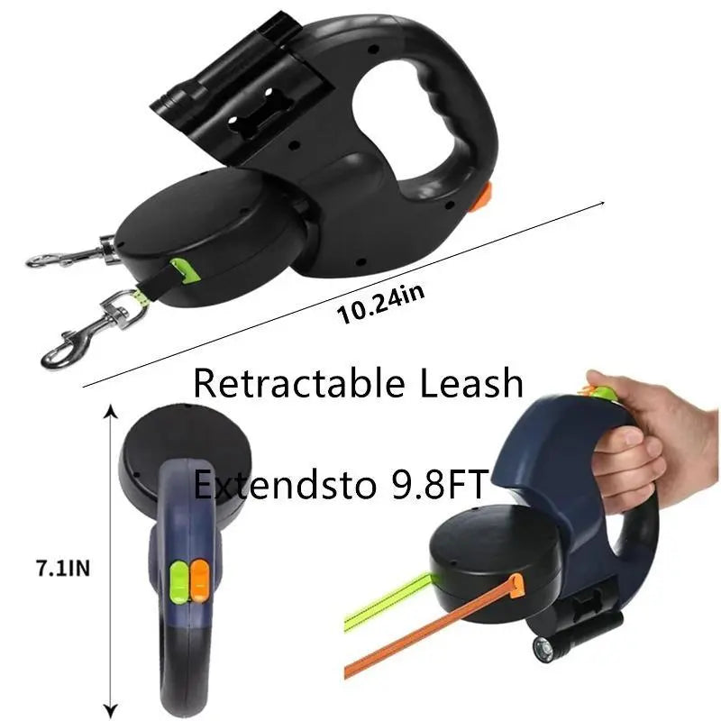 DuoControl™ Leash – Walk 2 Dogs Without Tangles